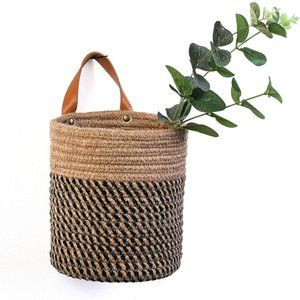 Jute Woven Wall Hanging Storage Baskets